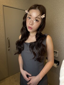 天神美容室 【KASUMI天神美容室】グレージュ×ロングレイヤーカット