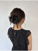 シニヨンアレンジ