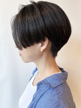 モリオフロムロンドン 原宿本店(morio from London) 【morio原宿】黒髪ハンサムショート