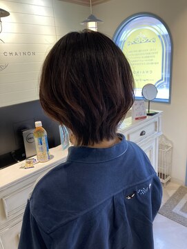 シェノン 赤羽店(CHAINON) バッサリくびれショートレイヤー赤羽美容院スタイルチェンジ