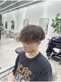 ツイストスパイラル/メンズパーマ/ショートマッシュ/[大分駅]