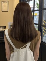 セジールへアメゾン(SAISIR HAIRMAISON)&nbsp;くびれヘア/アプリコットオレンジ/ハイライトカラー/岡山