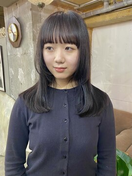 ルクバト(RUKBAT) medium / full bang / purple color