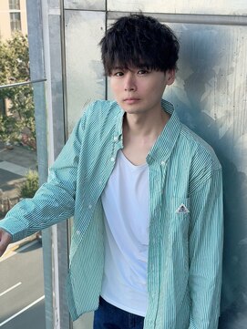 アナ ラーナ(Anna Lanna) ツイストマッシュ×ブラックヘア＊森本ひろか＊