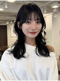 レイヤーカットミディアムレイヤー顔周りレイヤーロングレイヤー