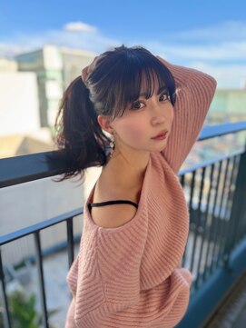 アテナ(ATENA) 結んでも可愛いレイヤーカットと顔まわり【中嶋翔也】