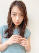トゥーナ 表参道(tona)&nbsp;ミディアムレイヤー、外ハネボブ、グレージュ☆