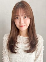 アグノス 青山(Agnos)&nbsp;愛されナチュラルカール似合わせカット前髪くびれヘア美髪