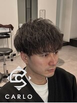 カルロイースタイル(CARLO e-style)&nbsp;ラウンドマッシュ／刈り上げ／ツーブロック