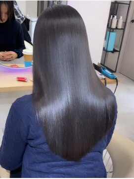 サンド 池袋(sand) 艶髪ストレート縮毛矯正ロング