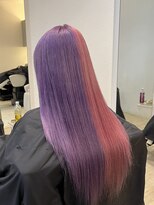 タイドヘアー 茨木2号店(TIDE HAIR) パープル/ピンク/ツートーン