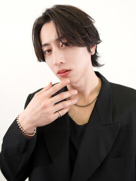 ラフィス ヘアー コパン 小倉店(La fith hair copain) 【La fith】メンズカット×ニュアンスパーマ×センターパート