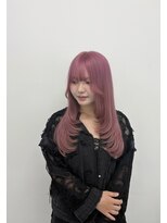 ドラマヘアー(dorama hair) ピンクベージュ×レイヤー