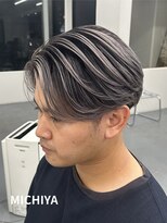アンドメゾンオム(&Maison. homme)&nbsp;【上品な筋感】シルバーバレイヤージュ
