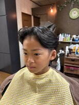 ヘアー スタジオ イワタ(hair studio iwata)&nbsp;中学生のセンターパートアップスタイル♪