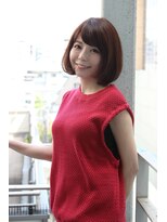 レウナ 外苑前(Reuna) 厚めバングの吉田羊さん風ボブ【外苑前・青山・表参道】