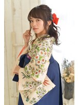 ヴァンクシー バイ ルナ(VANKCY by Luna) 【ネオリーブ プラス 向ヶ丘遊園】卒業式 ヘアセット 袴着付け