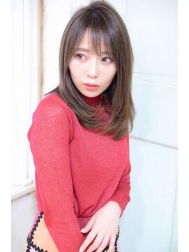 ジュール(Jule) ヘルシーレイヤーに小顔可愛いシースルーバング◎透明感 大人