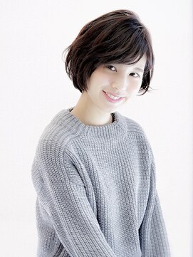 デイジー インデックスヘア 大島店(DAISY index hair) キュートな魅力のショートボブ×斜めバングで小顔に！