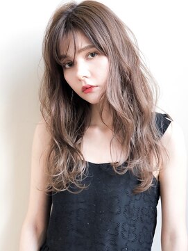 アグ ヘアー ルモア 鹿児島鹿屋店(Agu hair lmore) 《Agu hair》無造作かわいいデジタルパーマアッシュグレー