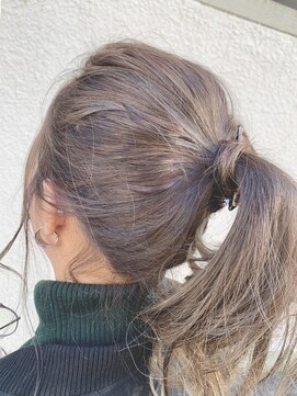 クラク 笹塚店(KURAKU) 柔らかい印象に☆ブルージュハイライト