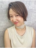 大人美人!かき上げショート