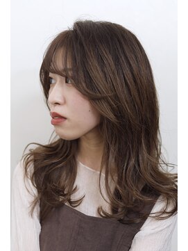 ルーフ 用賀(ROOF) 【ROOF用賀店】小顔カットくすみカラー#トリートメント