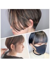 【ショートヘア×デザインカラー】独自の骨格矯正カットと圧倒的なカラーテクニックでハイセンスなヘアに☆