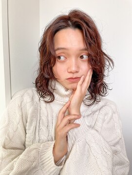 ユニオン(Union) レイヤーパーマ×オレンジブラウン