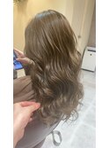 大人可愛い20代 30代 40代 ミルクティーベージュ