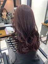 テーマ(Thema) デジタルパーマミルクティーピンクカラー髪質改善韓国ヘア下北沢