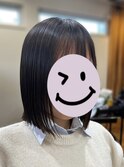 切りっぱなしボブ