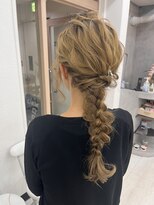 プティクローシェ バイ クオーレ(petite cloche by CUORE) 編みおろしお出かけヘア