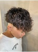 外国人風スペインカール