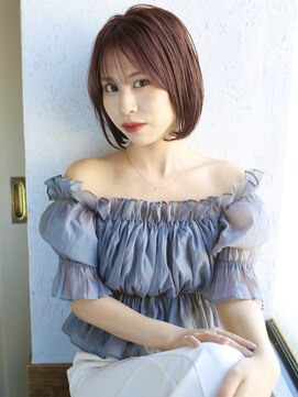 バース(BIRTH) 天神【BIRTH】ピンクベージュ×マチルダボブ×内巻きボブ