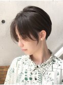 黒髪/グレーベージュ/レイヤーロング/前髪パーマ[西船橋/津田沼]