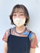 カリーナコークス 原宿 渋谷(Carina COKETH) ベージュ/イヤリングカラー/インナーカラー/レイヤーカット