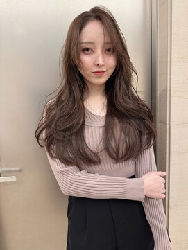 アンジェリカラボ 梅田店(ANGELICA LABO) ちょろバングに大人可愛いゆるふわトレンドレイヤー〔川又〕