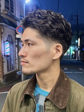 カムジーヘッドカミノウラ(COMEGHEAD KAMINOURA) ビジネスショートメンズマッシュツイストパーマツーブロック