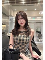 フィル 横浜(fil)&nbsp;ふんわり内巻きグレージュ_美髪ピンクブラウン切りっぱなしボブ