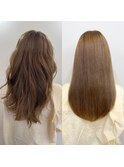 髪が巻けるストレートパーマ【プレミアム美髪矯正】