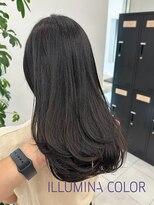 リアンヘアデザイン(Lian hair design) ブリーチなしでつくる透明感イルミナカラー/ベージュ/艶髪