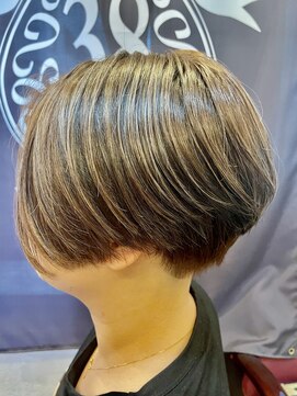 サーティエイト(38) 前下がり丸みマッシュショートボブ/ハンサムショート/髪質改善/