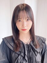 グレージュカラー美髪エモージュレイヤーロング_ba488442