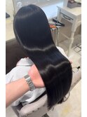 髪質改善　艶髪　酸性縮毛矯正　梅田