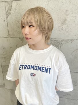 ジアン(JIEN) white beige _ short layer