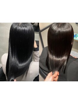 ダメージレベルに合わせて選べる髪質改善トリートメント/通う度に質感の良さを実感