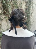 お呼ばれヘアセット