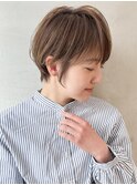 イメチェン外ハネボブ美髪ワイドバングレイヤーショート/大宮
