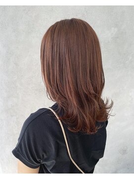 ニューカマー バイ ヘッドライト シブヤ(NEW COMER by HEADLIGHT shibuya) 透明感カラー×ミディアムレイヤー